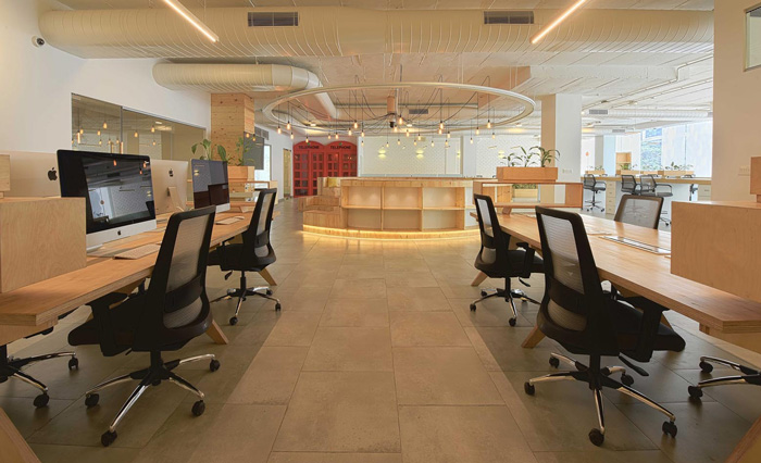廠房辦公樓辦公區裝修效果圖
