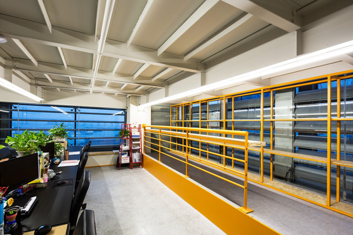 廠家辦公樓二樓辦公區裝修設計效果圖