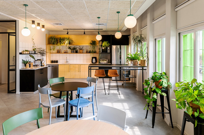 網絡公司辦公室茶水間裝修設計效果圖