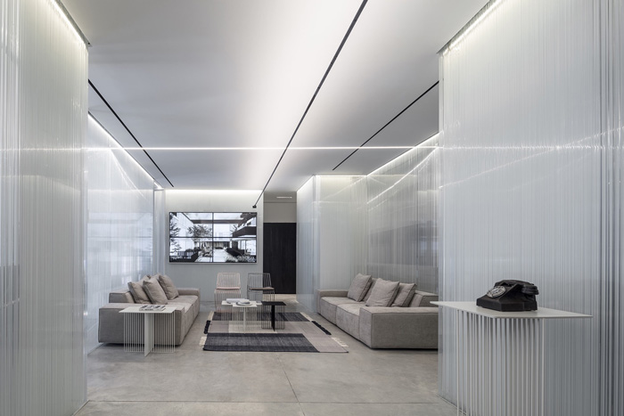 物業公司辦公室接待區裝修設計效果圖