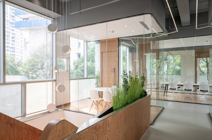 編程培訓機構過道裝修設計效果圖