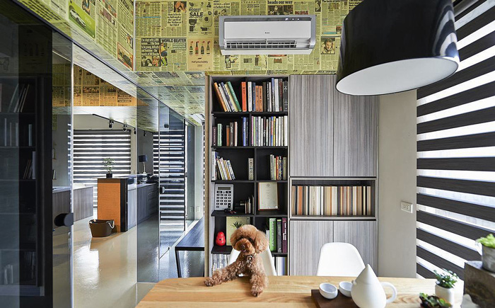 50平方工業風辦公室辦公區裝修設計效果圖