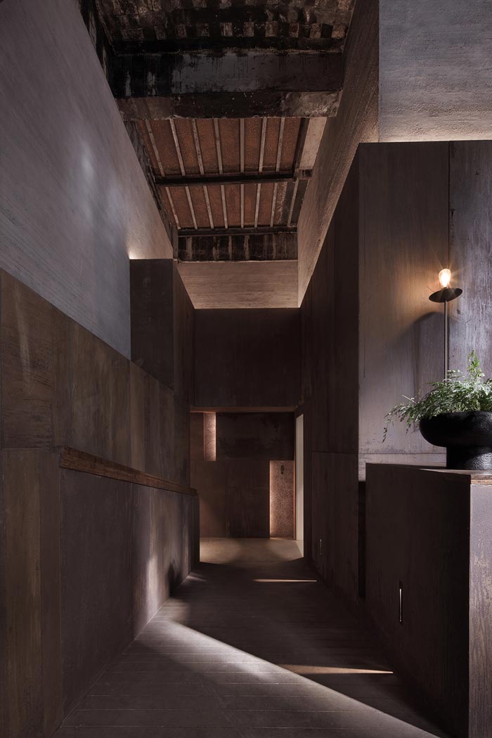 陽朔糖舍酒店畫廊前廳裝修設計效果圖