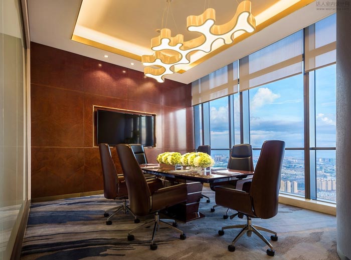 金融控股公司小會議室裝修設計效果圖