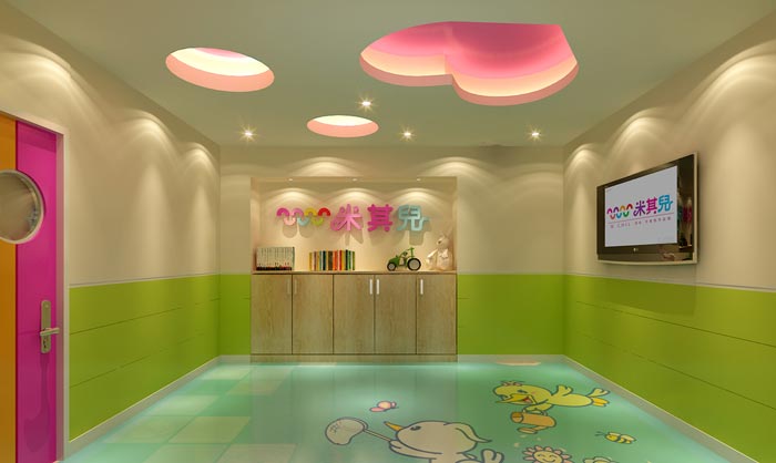 托管班閱讀區裝修設計效果圖