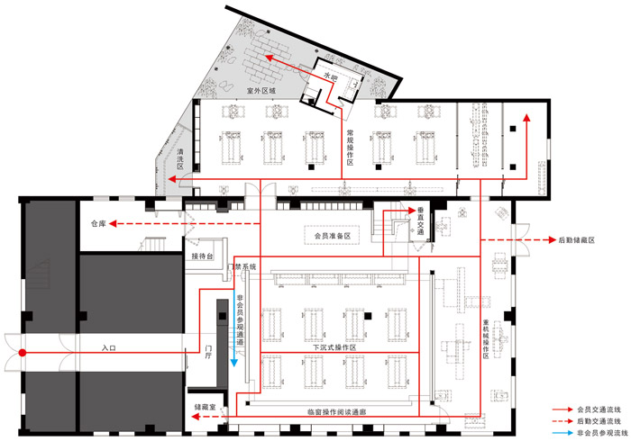 木藝實驗室裝修設計平面圖