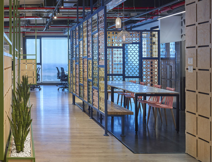 營養科技公司辦公室會議區設計方案