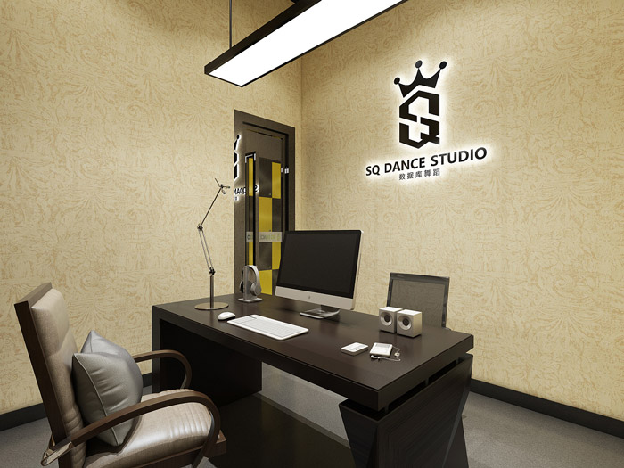 舞蹈培訓(xùn)中心校長辦公室裝修設(shè)計(jì)效果圖