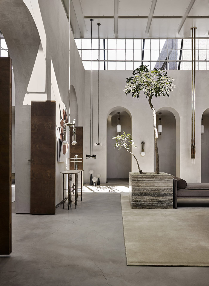 家具展廳進門區裝修設計效果圖