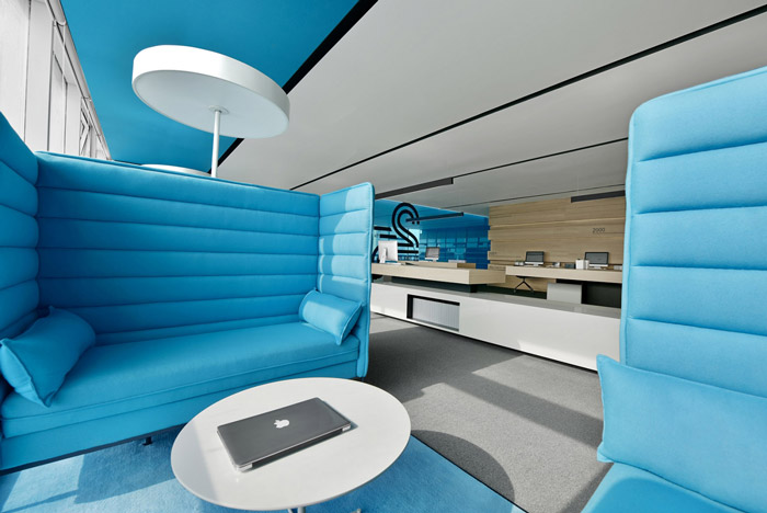 甲級寫字樓交流區裝修設計效果圖