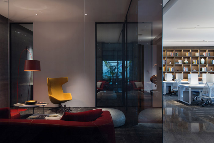 集團辦公室交流區裝修設計方案