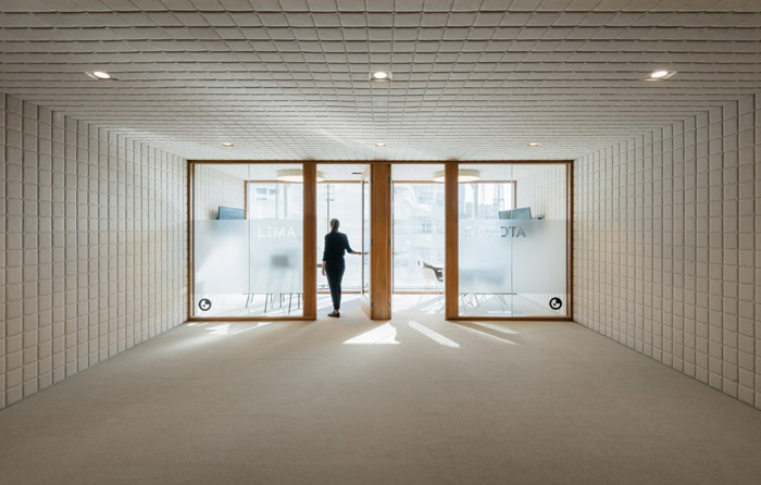 集團公司辦公室進門區裝修設計方案