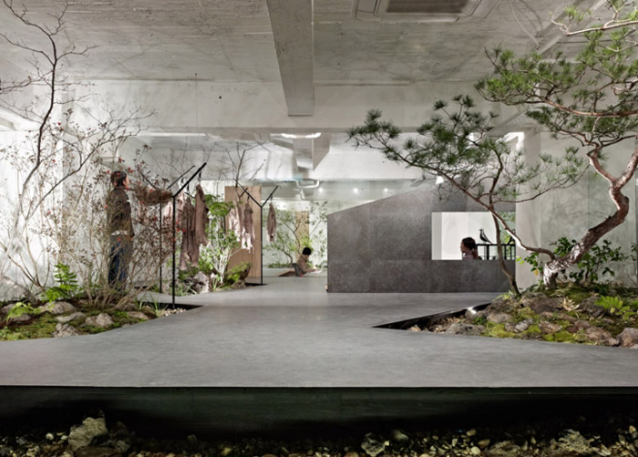 皮具公司辦公室過道裝修設計效果圖