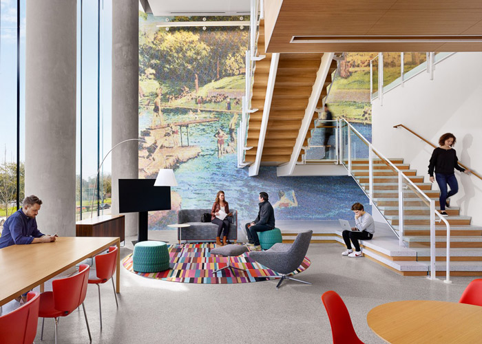 科技辦公樓休息區裝修效果圖