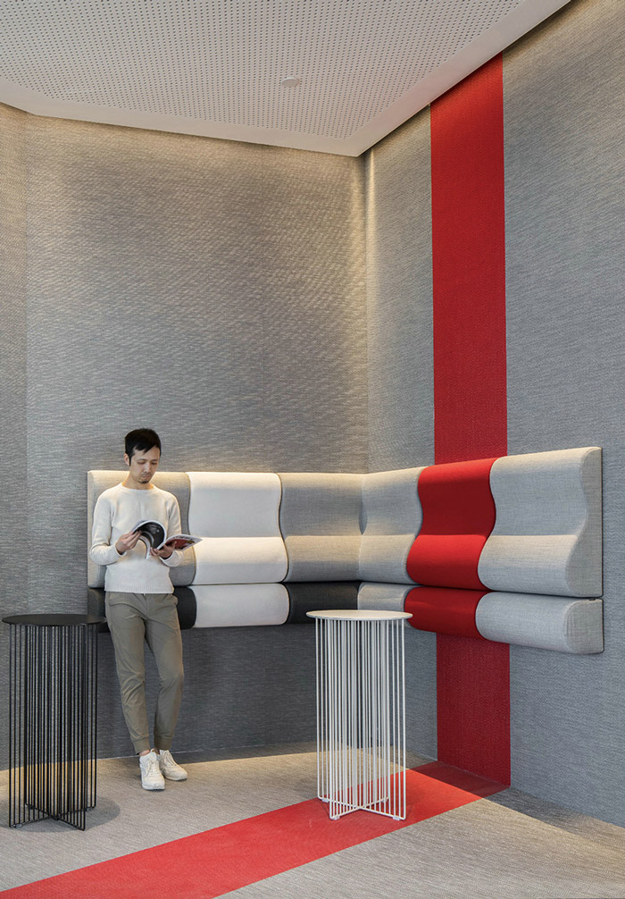 集團辦公室閱讀區(qū)設計效果圖