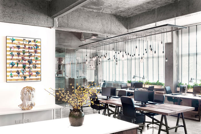 顧問(wèn)公司辦公室辦公區(qū)裝修設(shè)計(jì)效果圖