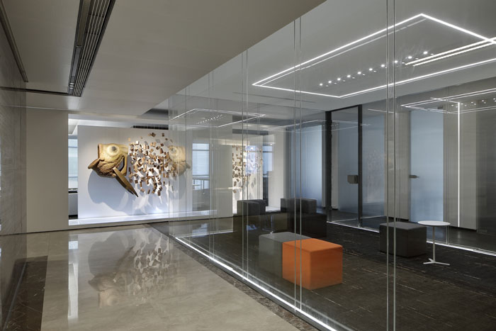 機構(gòu)辦公室過道裝修設(shè)計效果圖