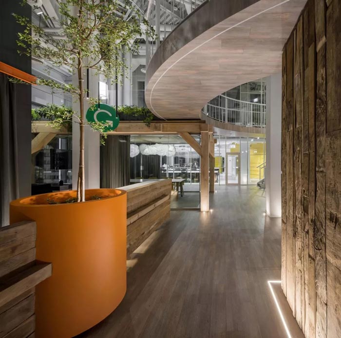 二(2)層辦公樓前臺(tái)設(shè)計(jì)方案