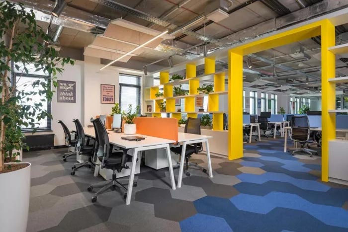 創意辦公空間辦公區裝修設計效果圖