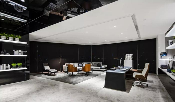 時尚辦公樓總經理辦公室設計方案