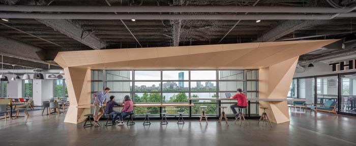 微軟研發中心獨立辦公區裝修設計效果圖