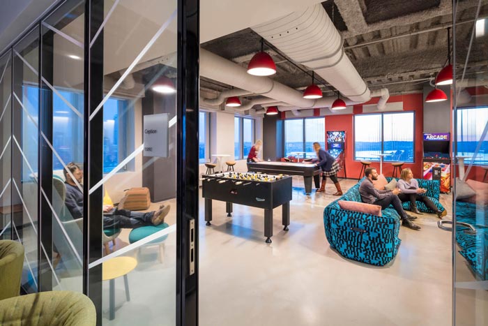 微軟研發中心休閑區裝修設計效果圖
