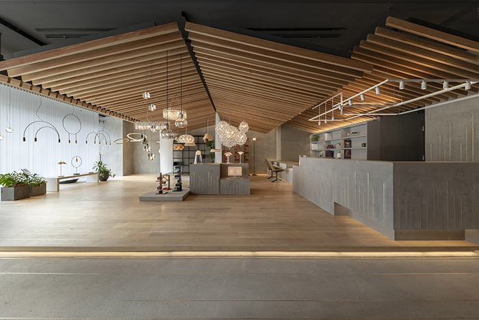 1600方現代風展廳和辦公室設計